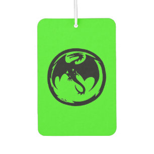 Black Dragon green car air freshener