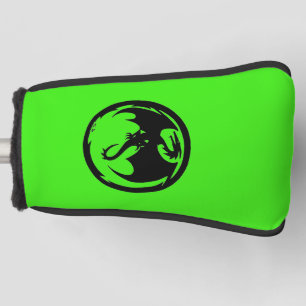 Black Dragon Green golf club putter cover