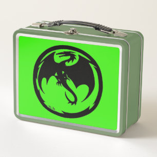 Black Dragon Green lunchbox