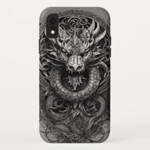 Black Dragon Majesty: Mystical Tee Design Case-Mate iPhone Case