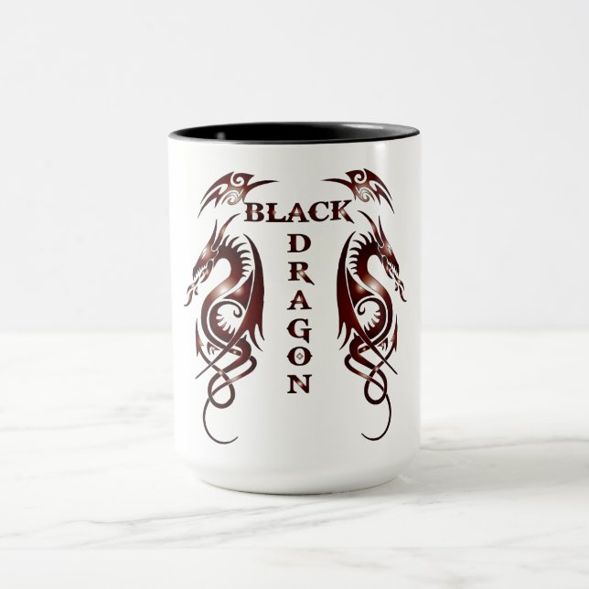 Black Dragon Mug (Center)