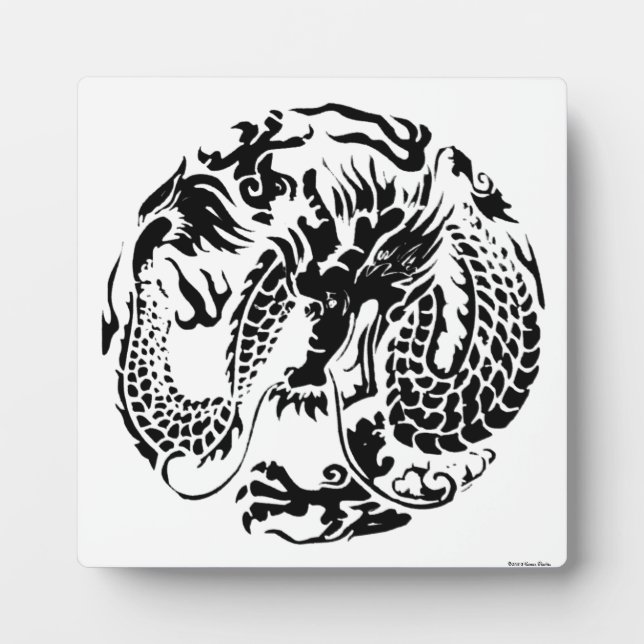 Black Dragon Plaque (Front)