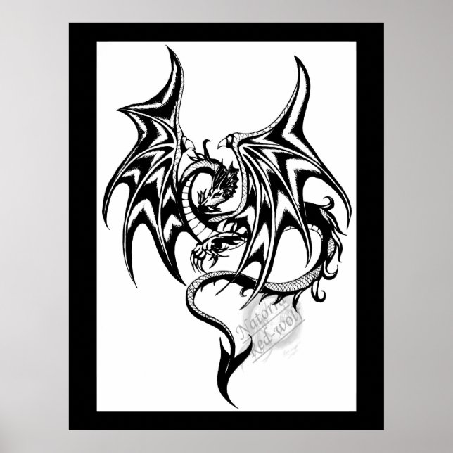 Black-dragon Poster (Front)