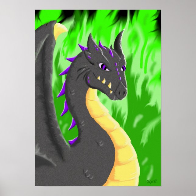 Black Dragon Poster (Front)
