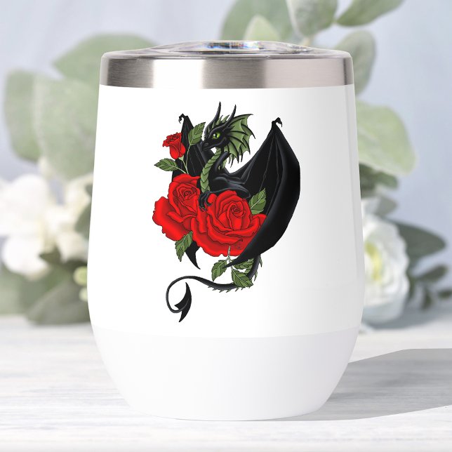 Black Dragon Red Roses (Creator Uploaded)