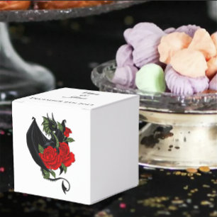 Black Dragon Red Roses Fantasy Favour Box
