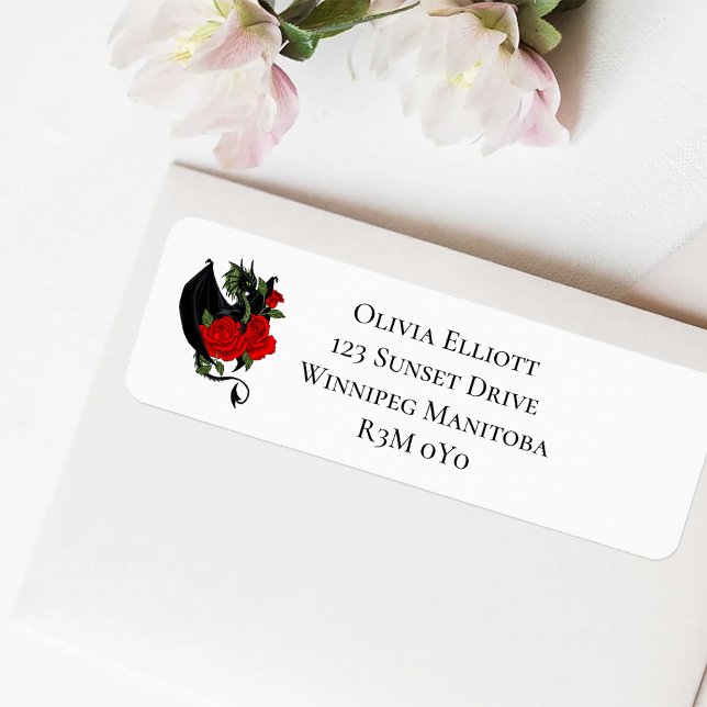 Black Dragon Red Roses Fantasy Wedding  (Creator Uploaded)