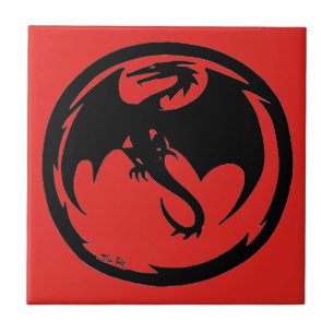 Black Dragon Red small tile