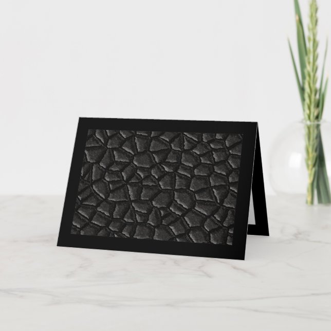 Black Dragon Scales Father's Day Card (Front)