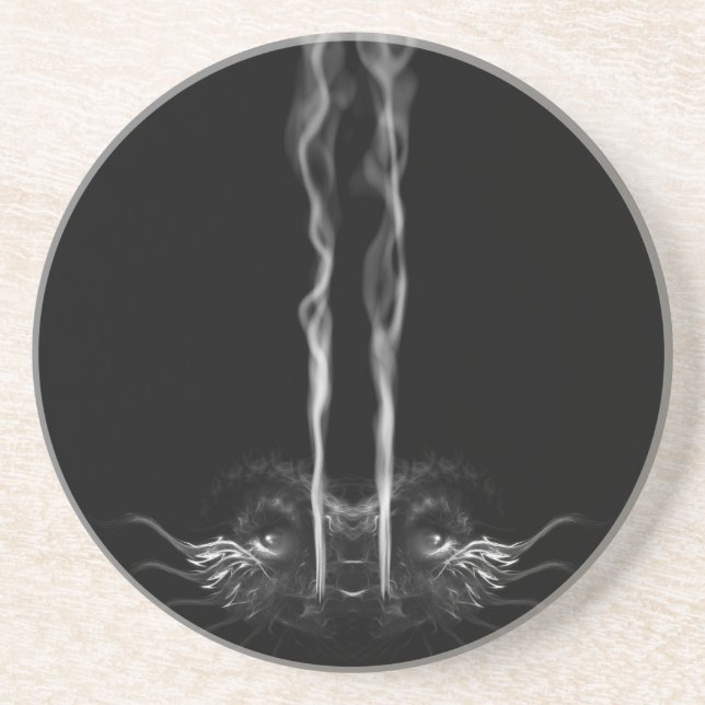 Black Dragon Smoke Coaster (Front)