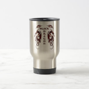 Black Dragon Tunbler Travel Mug
