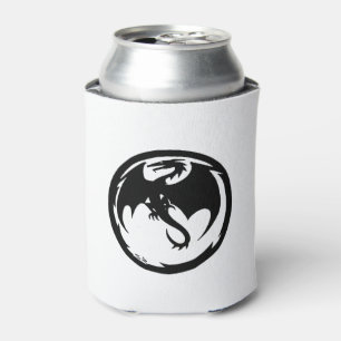 Black Dragon white can cooler