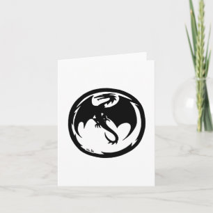 Black Dragon white card