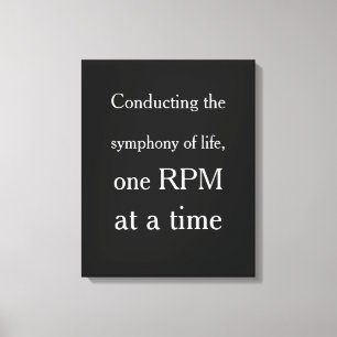 Black Dramatic Serif Perfusionist Art Print