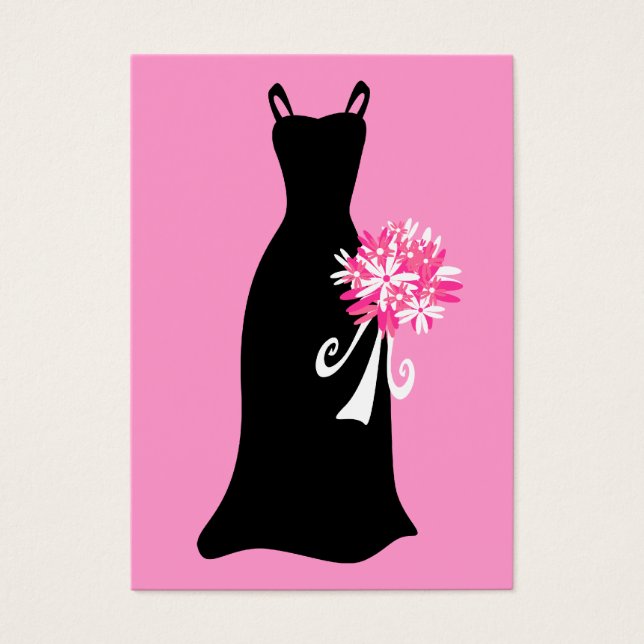 Black Dress with Bouquet (Front)
