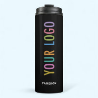 Black Drink Bottle 12 oz Custom Logo Vacuum Sealed