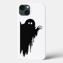 Black Dripping Ghost Phone Case | Spooky Halloween