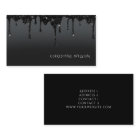 black dripping glitter background