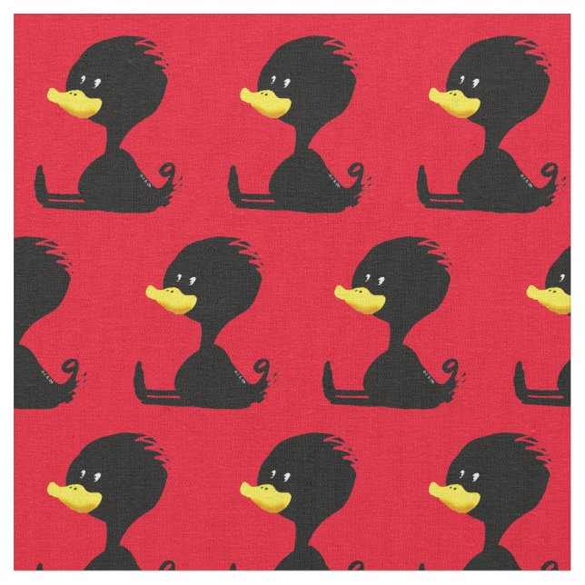 Black ducky fabric (Close Up)
