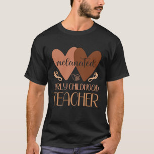 Black Early Childhood Teacher Black History Women T-Shirt