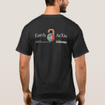 Black EarthArXiv T T-Shirt<br><div class="desc">EarthArxiv T-shirt for your earth science travels</div>