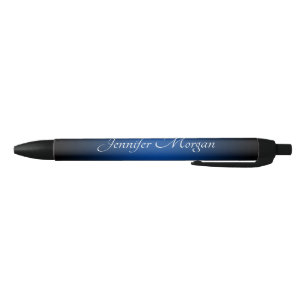 Black Edge Blue Ombre Ink Pen