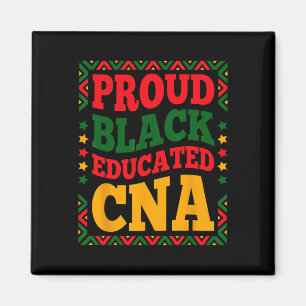 Black Educated Cna Juneteenth Black History Month  Magnet