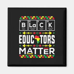 Black Educators Problem Black History Month Pride  Magnet