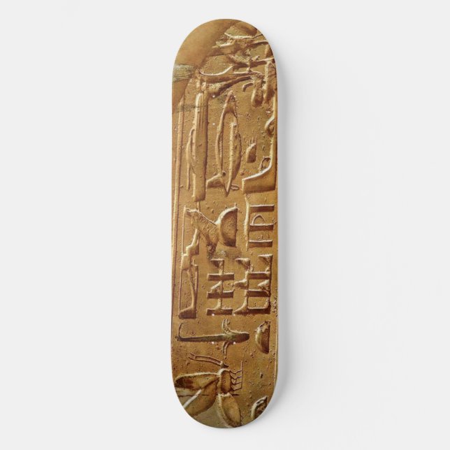 BLACK EGYPT  8 1/2" Skateboard Deck (Front)