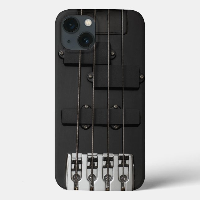 Black Electric Guitar Case-Mate iPhone Case (Back)