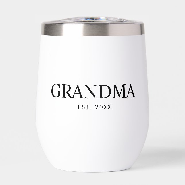 Black Elegant Modern Grandma (Front)