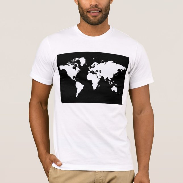 Black Elegant World T-Shirt (Front)