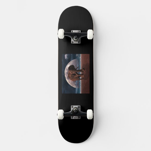 Black Elephant Skateboard (Front)