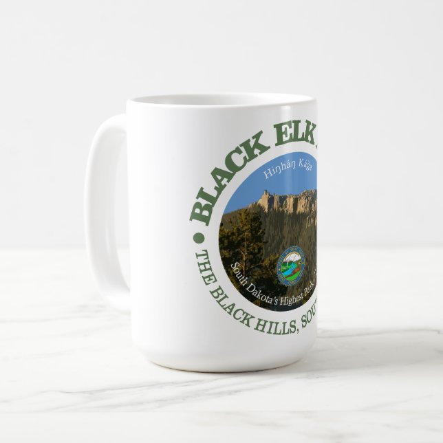Black Elk Peak Coffee Mug (Front Left)