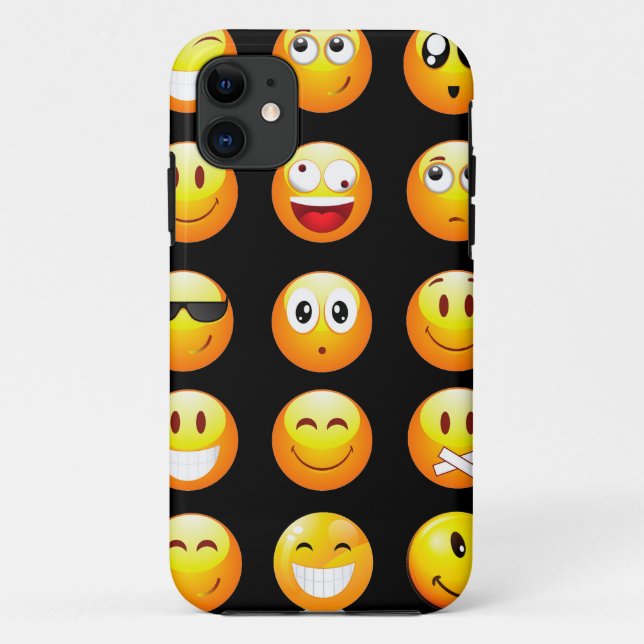 black emojis Case-Mate iPhone case (Back)