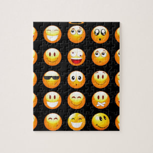 black emojis jigsaw puzzle