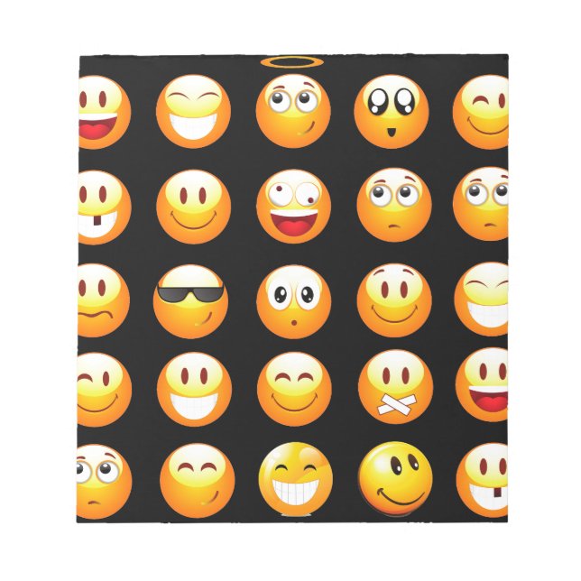 black emojis notepad (Front)
