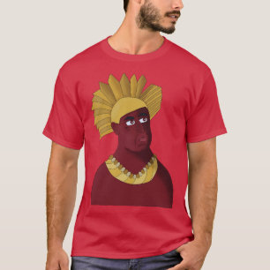 Black Emperor with Gold Jewels T-Shirt