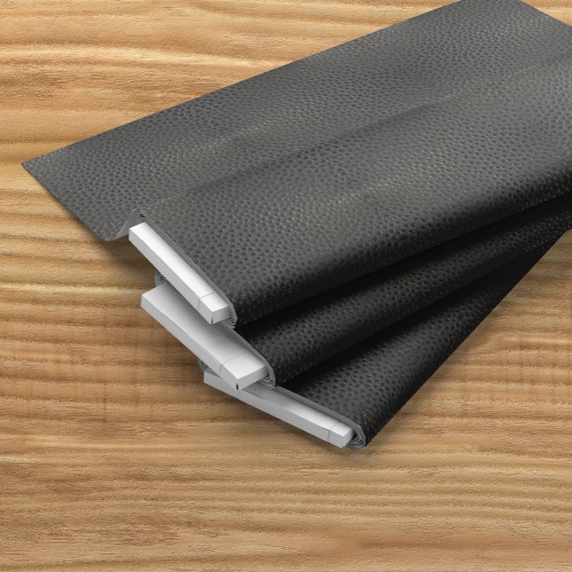 Black Emu Skin Look-Like Leather Fabric (Creator Uploaded)