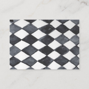 Black Enclosure Card eeith Diamond Print Back