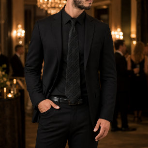 Black Enigma Tie
