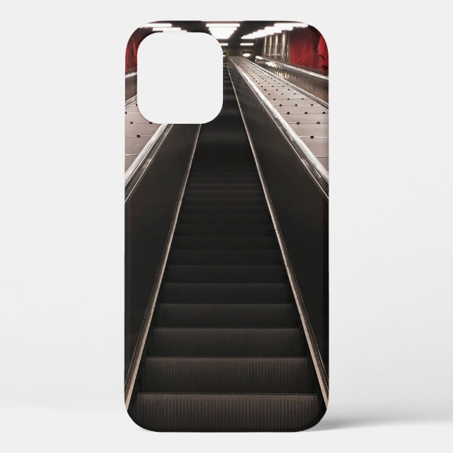 BLACK ESCALATOR WITH NO PEOPLE Case-Mate iPhone CASE (Back)