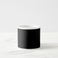 Black Espresso Mug Minimalist Ceramic Coffee Cup