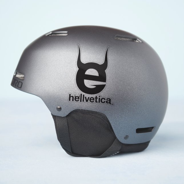 BLACK Evil "e" (Helmet Side)