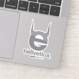 BLACK Evil “e” logo