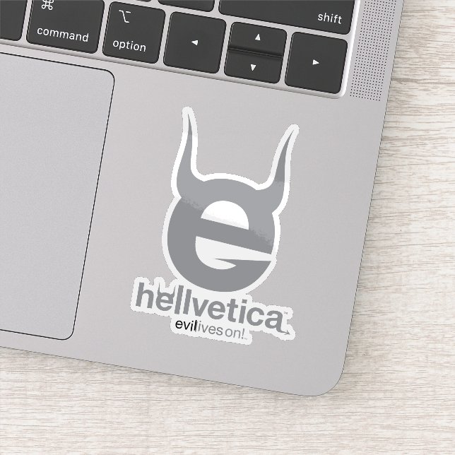 BLACK Evil “e” logo (Detail)