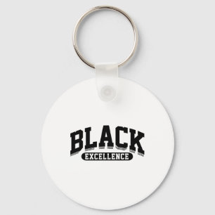 Black Excellence Proud African American Black Hist Key Ring