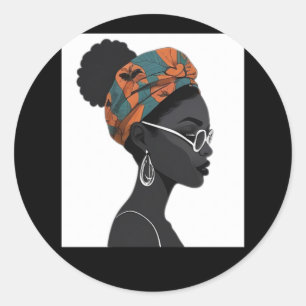 Black Excellence Proud Black Woman Sticker 