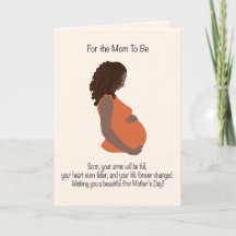 Black Expectant Mother's Day
