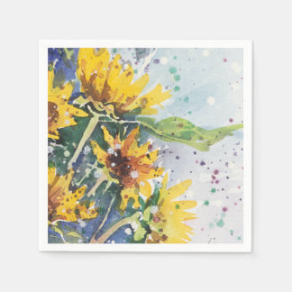 Black Eye Susan party napkins